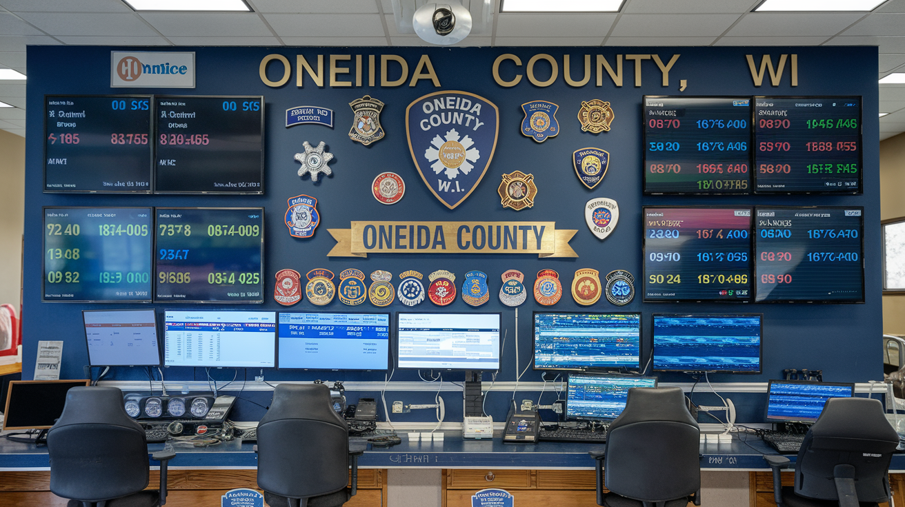 online police and fire scanners Oneida County WI frequencies