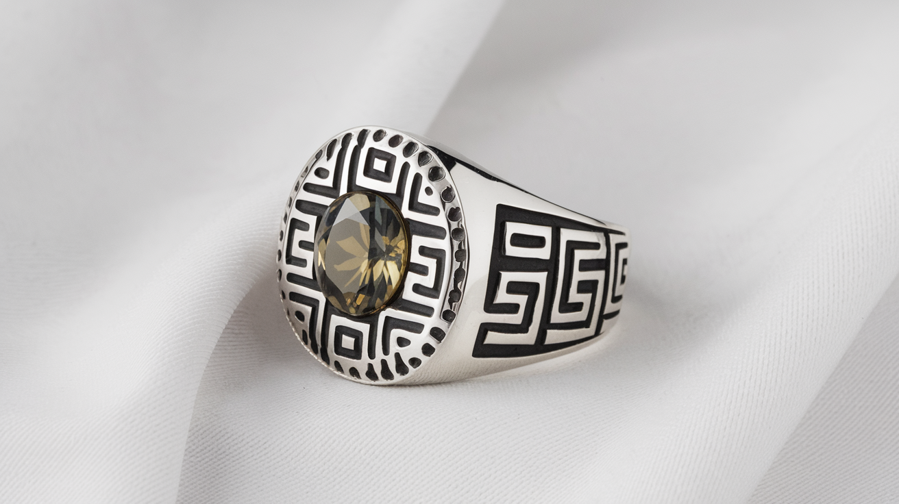 konstantino men's signet ring from the stavros collection. reviews​